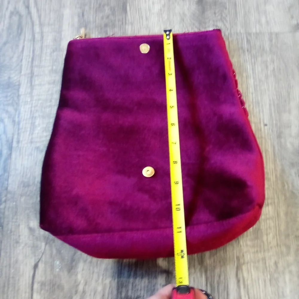 Elegant Burgundy Clutch